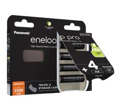 Panasonic ENELOOP PRO AA 2500 mAh 4 Stück + Box