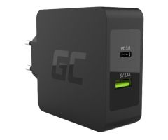 Green Cell USB-C Ladegerät 45W mit USB-C Kabel 2m