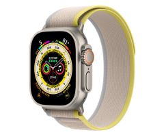 Apple Watch Ultra LTE 49 mm Titangehäuse Trail Loop gelb/Beige M/L