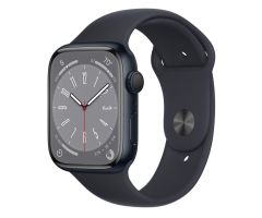 Apple Watch Series 8 GPS 45 mm Aluminiumgehäuse mitternacht Sporta