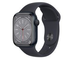Apple Watch Series 8 GPS 41 mm Aluminiumgehäuse mitternacht Sporta