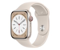 Apple Watch Series 8 LTE 45 mm Aluminiumgehäuse polarstern Sportar