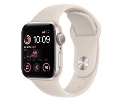 Apple Watch SE GPS 40 mm Aluminiumgehäuse polarstern Sportarmband