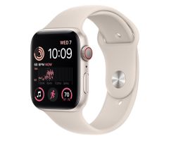 Apple Watch SE LTE 44 mm Aluminiumgehäuse polarstern Sportarmband
