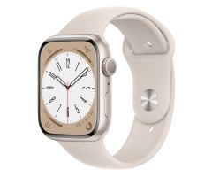 Apple Watch Series 8 GPS 45 mm Aluminiumgehäuse polarstern Sportar