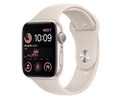 Apple Watch SE GPS 44 mm Aluminiumgehäuse polarstern Sportarmband