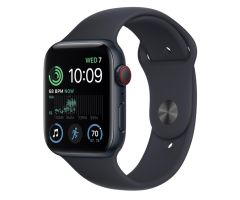 Apple Watch SE LTE 44 mm Aluminiumgehäuse mitternacht Sportarmband