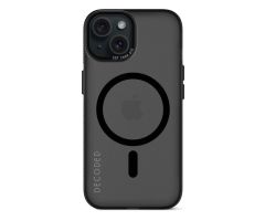 Decoded Recycled Plastic Grip Case für iPhone 15 transparent schwarz