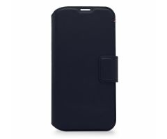 Decoded Abnehmbare Lederbrieftasche für iPhone 14 Pro, Marineblau