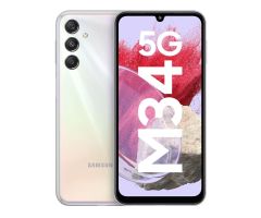 Samsung Galaxy M34 5G 6/128GB silber 120Hz 6000mAh