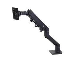 Ergotron HX Schreibtisch-Monitorarm, drehbar, Schwarz