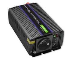 Qoltec 600 MS Wave Spannungswandler | 12V bis 230V | 300/600W |