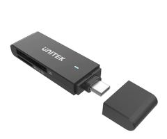 Unitek USB-C – SD/microSD (5 Gbit/s, 2x Steckplatz)