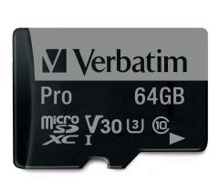 Verbatim 64GB microSDXC Pro 90MB/s