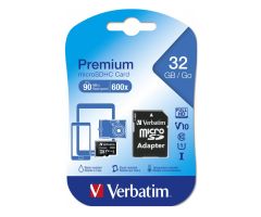 Verbatim 32GB microSDHC Premium 90MB/s