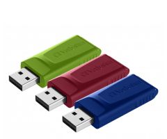 Verbatim 16GB Store 'n' Go Slider USB 2.0 (3-pack)