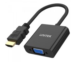 Unitek HDMI - VGA, Audio Adapter (Jack 3.5mm)