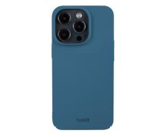 Holdit Slim Case iPhone 15 Pro Jeansblau