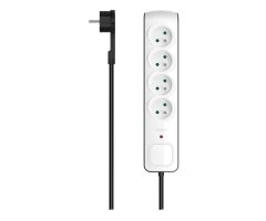 Hama Premium-Überspannungsschutz – 4 Steckdosen, 3 m