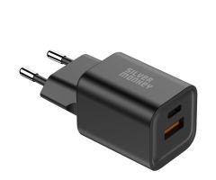 Silver Monkey Ladegerät GaN 35W USB-C PD, USB-A QC B