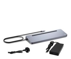 i-tec USB-C Ergonomische 4K-Dockingstation mit 3x Display aus Metall PD100W