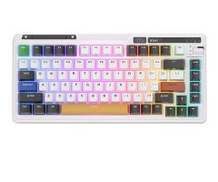 Royal Kludge KZZI K75 pro RGB (Momentschalter) – Schwarz und Weiß