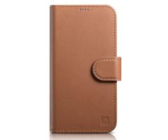 iCarer Wallet Case für iPhone 14 Plus (Anti-RFID) braun
