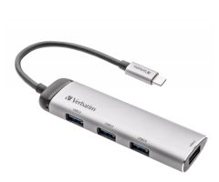 Verbatim USB-C – 4x USB 3.0 1x USB-C