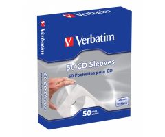 Verbatim CD/DVD-Papierumschlag mit Fenster, 50 Stück