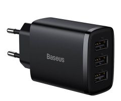 Baseus Netzladegerät 3x USB-A 17W