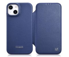 iCarer Premium Leder Folio Hülle für iPhone 14 Plus (MagSafe)