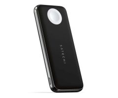 Satechi Quatro Wireless Powerbank QI (USB-C PD, USB-A) (schwarz)