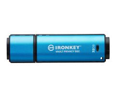 Kingston 32GB IronKey Vault Privacy 50C AES-256 FIPS 197 USB-C