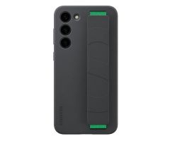 Samsung Silikon Grip Case für Galaxy S23+ schwarz