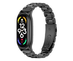Tech-Protect Edelstahlarmband für Xiaomi Mi Band 7 schwarz