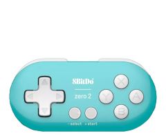 8BitDo Zero 2 Bluetooth Gamepad Mini-Controller – Türkis