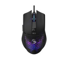 A4Tech Bloody L65 MAX RGB Honeycomb Kabelgebundene Gaming Maus schw