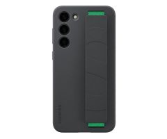 Samsung Silikon Grip Case für Galaxy S23 schwarz
