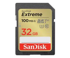 SanDisk 32GB SDHC Extreme 100MB/s V30 UHS-I U3