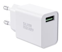 Silver Monkey Ladegerät USB-A QC 3.0 18W