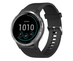 FIXED Silikonarmband für Garmin Fenix ​​​​QuickFit schwarz (20 mm)