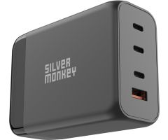 Silver Monkey Ladegerät GaN 200W USB-C PD + USB 3.0 QC B