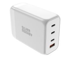 Silver Monkey Ladegerät GaN 200W USB-C PD + USB 3.0 QC W