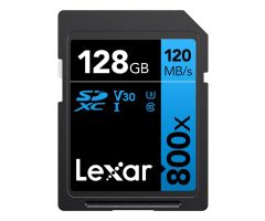 Lexar 128GB 800x Professional SDXC UHS-I U1 V30