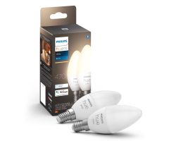 Philips Hue White LED-Lampe E14 5.5W 470 lm 2700 K 2er-Pack