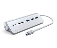 Satechi Aluminium Hub Combo (3xUSB-A, micro/SD) (silver)