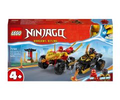 LEGO NINJAGO 71789 Verfolgungsjagd mit Kais Flitzer und Ras' Motorrad
