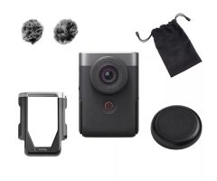 Canon PowerShot V10 Advanced Vlogging Kit Silber