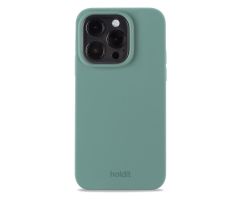 Holdit Silikonhülle iPhone 14 Pro Moosgrün