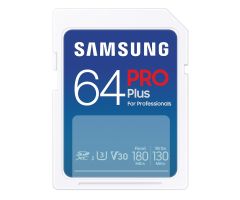 Samsung 64GB SDXC PRO Plus 180MB/s (2023)